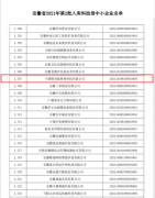 宁国格闰入选安徽省2021年第二批入库科技型中小企业名单